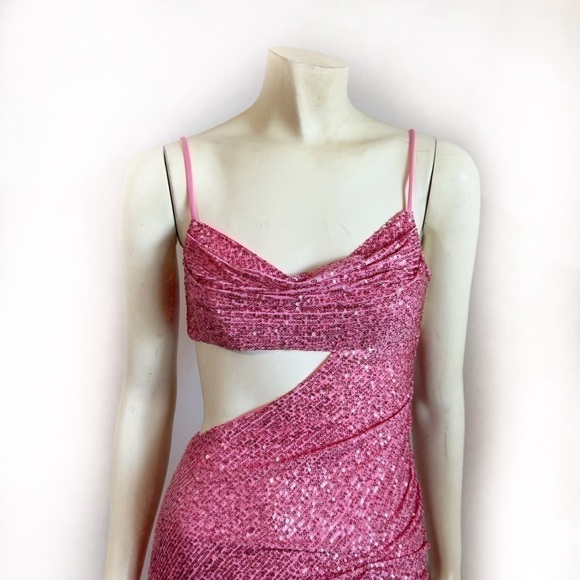 Hello Molly Sparkles High Mini Dress Size XS - Picture 4 of 8